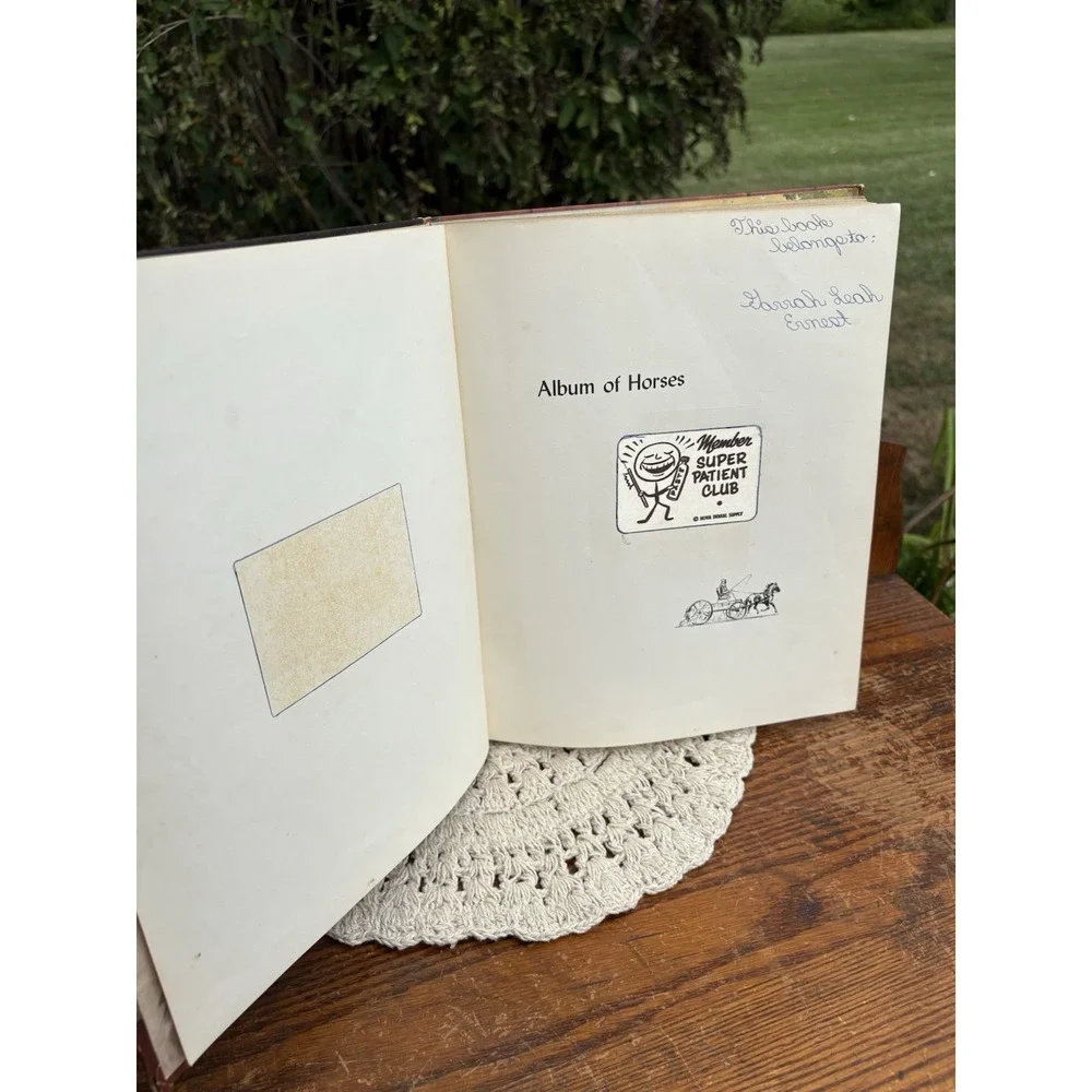 Vintage Book Album of Horses by Marguerite Henry 1969 Hardcover Amazing Artwork